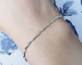 Product image thumbnail 6 for Twisted Chain Bracelet | .925 Sterling Silver (6.5", 7", 7.5", 8" lengths)