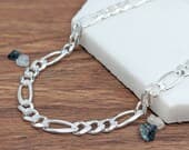 Product image thumbnail 1 for 5.8mm Figaro Anklet | .925 Sterling Silver (9.5"+ 1" extension (adjustable) length)