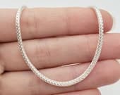 Product image thumbnail 4 for Foxtail Anklet | .925 Sterling Silver (9.5" + 1" extension (adjustable) length)