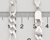 Product image thumbnail 5 for 5.8mm Figaro Anklet | .925 Sterling Silver (9.5"+ 1" extension (adjustable) length)