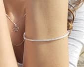 Product image thumbnail 5 for Foxtail Bracelet | .925 Sterling Silver (6", 6.5", 7", 7.5" + 8" lengths)