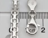 Product image thumbnail 4 for 5mm Bismark Chain Bracelet | .925 Sterling Silver (6.5", 7", 7.5" +  8" lengths)