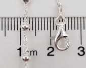 Product image thumbnail 7 for Fine Ball Bracelet | .925 Sterling Silver (6", 6.5", 7", +7.5" lengths)