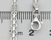 Product image thumbnail 4 for 3mm Bismark Chain Bracelet | .925 Sterling Silver (6.5", 7", 7.5" +  8" lengths)