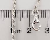 Product image thumbnail 6 for Rope Bracelet | .925 Sterling Silver (1.8 mm) (6.5", 7" + 7.25" lengths)