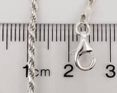 Product image thumbnail 6 for Rope Bracelet | .925 Sterling Silver (1.8 mm) (6", 7" + 7.5" lengths)