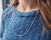 Product image thumbnail 2 for 1.8mm Rope Chain Necklace | .925 Sterling Silver (16", 18", 20", 22", 24", 30" + 36" lengths)