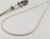 Product image thumbnail 3 for 2.1mm Foxtail Chain | .925 Sterling Silver (18", 20" + 22" lengths)