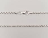 Product image thumbnail 7 for 1.8mm Rope Chain Necklace | .925 Sterling Silver (16", 18", 20", 22", 24", + 36" lengths)