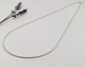Product image thumbnail 4 for 1.2mm Foxtail Chain Necklace | .925 Sterling Silver (16", 18", 20", 22", 24" lengths)