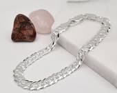 Product image thumbnail 2 for Rombo Bracelet .925 Sterling Silver (5.8 mm) AKA Double Curb (7", 7.5" + 8" lengths)