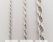 Product image thumbnail 8 for 4.6mm Rope Bracelet | .925 Sterling Silver (7", 7.5", 8" + 8.5" lengths)