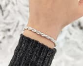 Product image thumbnail 9 for 4.6mm Rope Bracelet | .925 Sterling Silver (7", 7.5", 8" + 8.5" lengths)