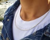 Product image thumbnail 2 for 2.6mm Rope Chain Necklace | .925 Sterling Silver (16", 18", 20" + 22" lengths)