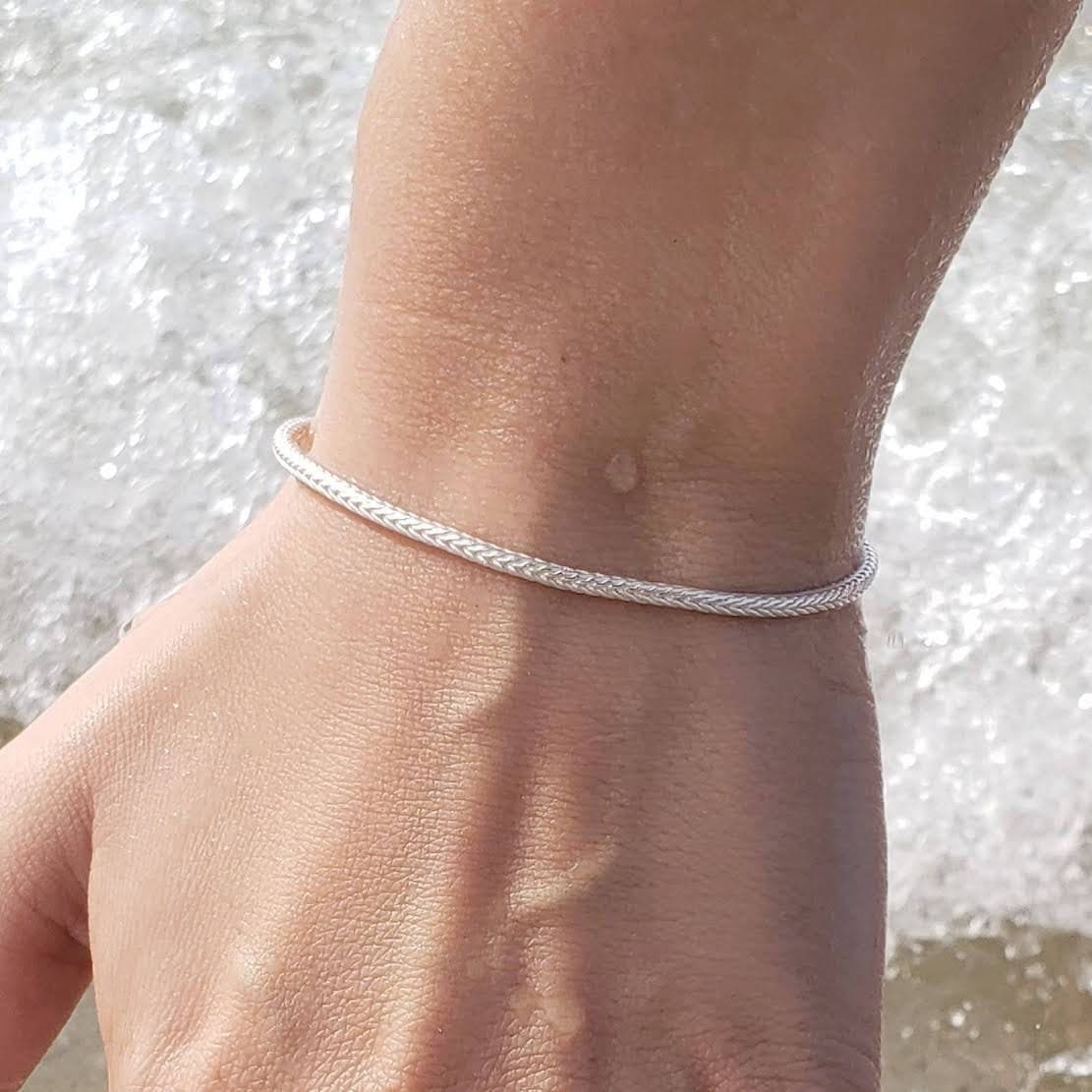 Main listing image for Foxtail Bracelet | .925 Sterling Silver (6", 6.5", 7", 7.5" + 8" lengths)