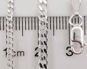 Product image thumbnail 6 for Curb Anklet | .925 Sterling Silver (9" + 1" extension (adjustable) length)