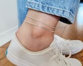 Product image thumbnail 8 for 2.7mm Curb Anklet | .925 Sterling Silver (9.75"+ 1" extension (adjustable) length)