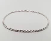 Product image thumbnail 2 for Rope Bracelet | .925 Sterling Silver (1.8 mm) (6", 7" + 7.5" lengths)