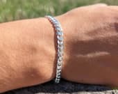 Product image thumbnail 5 for 5.6mm Curb Chain Bracelet | .925 Sterling Silver (6.75", 7", 7.5", 8" + 8.5" lengths)