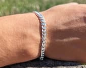 Product image thumbnail 5 for 5.6mm Curb Chain Bracelet | .925 Sterling Silver (7", 7.5", 8" + 8.5" lengths)