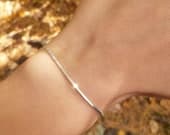 Product image thumbnail 6 for Square Snake Chain Bracelet | .925 Sterling Silver (6", 6.5", 7", 7.5", 7.75", + 8.5" lengths)