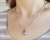 Product image thumbnail 2 for 1.2mm Square Snake Chain Necklace | .925 Sterling Silver (16", 18", 20", 22", 24" lengths)