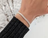 Product image thumbnail 9 for Foxtail Bracelet | .925 Sterling Silver (6", 6.5", 7", 7.5" + 8" lengths)