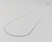 Product image thumbnail 4 for 2.2mm Curb Chain Necklace | .925 Sterling Silver ( 16", 18", 20", + 22" lengths)