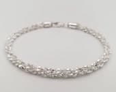 Product image thumbnail 2 for Margherita Chain Bracelet | .925 Sterling Silver (6.5", 7", 7.5", 8" + 8.5" lengths)