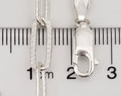 Product image thumbnail 7 for Patterned Paperclip Chain Necklace | .925 Sterling Silver (16", 18", 20" lengths)