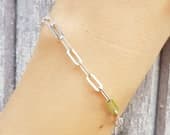 Product image thumbnail 4 for Paperclip Bracelet (Flat) | .925 Sterling Silver (6.5", 7", 7.5" + 8" lengths)