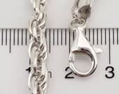 Product image thumbnail 6 for 4.6mm Rope Bracelet | .925 Sterling Silver (7", 7.5", 8" + 8.5" lengths)