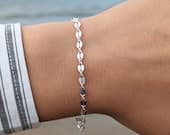 Product image thumbnail 1 for Cobra Chain Bracelet | .925 Sterling Silver (6.5", 7", 7.5" + 8" lengths)