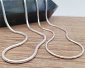 Product image thumbnail 1 for Snake Chain Necklace | .925 Sterling Silver (16", 18", 20", 22", 24", 30", 36" lengths)