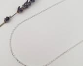 Product image thumbnail 2 for Twisted Box Chain Necklace | .925 Sterling Silver (16", 18", 20", 22", 24" lengths) Fine, sparkly chain.