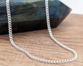 Product image thumbnail 1 for 2.2mm Curb Chain Necklace | .925 Sterling Silver ( 16", 18", 20", + 22" lengths)