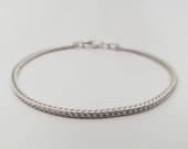 Product image thumbnail 2 for Foxtail Bracelet | .925 Sterling Silver (6", 6.5", 7", 7.5" + 8" lengths)