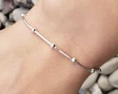 Product image thumbnail 6 for Fine Snake Ball Bracelet | .925 Sterling Silver (6.5", 7", 7.25" + 7.75" +8" lengths) Diamond Cut