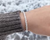 Product image thumbnail 7 for Margherita Chain Bracelet | .925 Sterling Silver (6.5", 7", 7.5", 8" + 8.5" lengths)