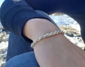 Product image thumbnail 7 for 4.6mm Rope Bracelet | .925 Sterling Silver (7", 7.5", 8" + 8.5" lengths)