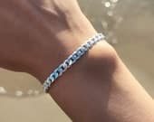 Product image thumbnail 1 for 5.6mm Curb Chain Bracelet | .925 Sterling Silver (6.75", 7", 7.5", 8" + 8.5" lengths)