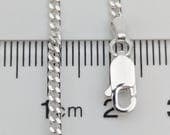 Product image thumbnail 7 for 2.2mm Curb Chain Bracelet | .925 Sterling Silver (6.5" + 7" lengths)