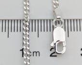 Product image thumbnail 4 for 2.2mm Curb Chain Bracelet | .925 Sterling Silver (6.5" + 7" lengths)