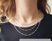 Product image thumbnail 9 for Snake Ball Chain Necklace (Fine) | .925 Sterling Silver (18", 20" lengths)  Diamond Cut