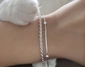 Product image thumbnail 1 for Snake Ball Bracelet | .925 Sterling Silver (7" +7.5" lengths)