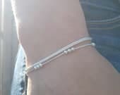 Product image thumbnail 4 for Three Ball Bracelet | .925 Sterling Silver (6.5", 6.75", 7", 7.5" +7.75" lengths)