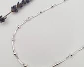 Product image thumbnail 3 for Snake Ball Chain Necklace (Fine) | .925 Sterling Silver (18", 20" lengths)  Diamond Cut