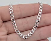 Product image thumbnail 6 for 4.4mm Curb Anklet | .925 Sterling Silver (9.5"+ 1" extension (adjustable) length)