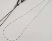 Product image thumbnail 6 for Fine Ball Chain Necklace (Satellite/ Rosary Chain) | .925 Sterling Silver (16", 18", 20", 24", 30" lengths)