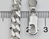 Product image thumbnail 7 for 5.6mm Curb Chain Bracelet | .925 Sterling Silver (7", 7.5", 8" + 8.5" lengths)